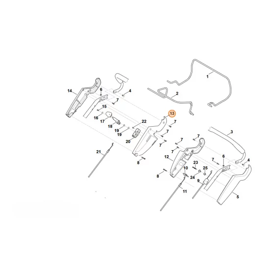 STIHL Część obudowy 6375 182 1316